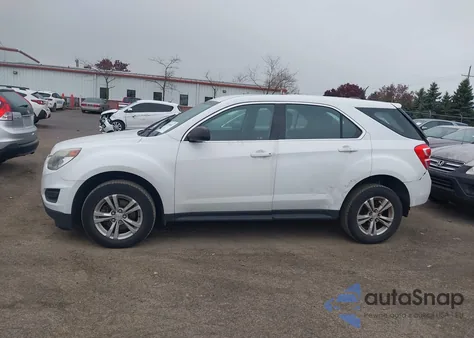 2017 Chevrolet Equinox Ls из США, поврежденный, VIN 2GNALBEK4H1556174